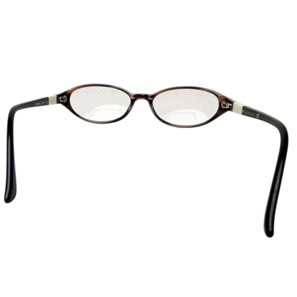 Kate Spade Kendall 01S9 Eyeglass Frames 49-16 130 Brown Striped Acetate Classic